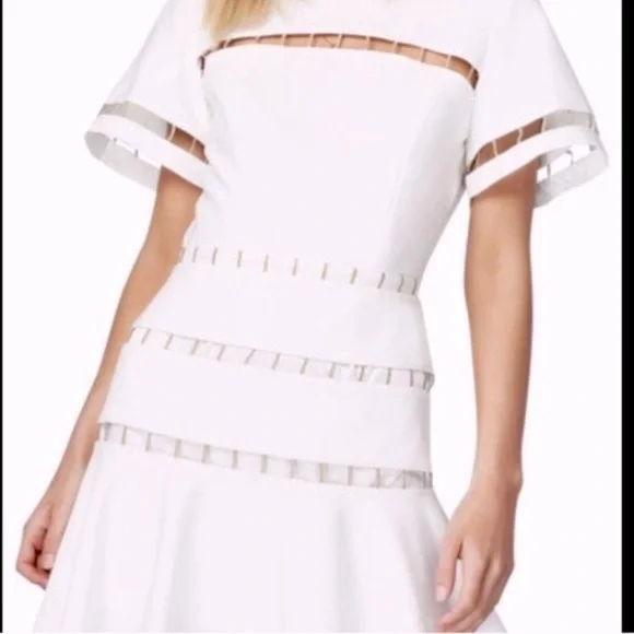 FINDERS KEEPERS TAILSMAN COCKTAIL MINI DRESS XLARGE IVORY LIKE NEW - Picture 7 of 10